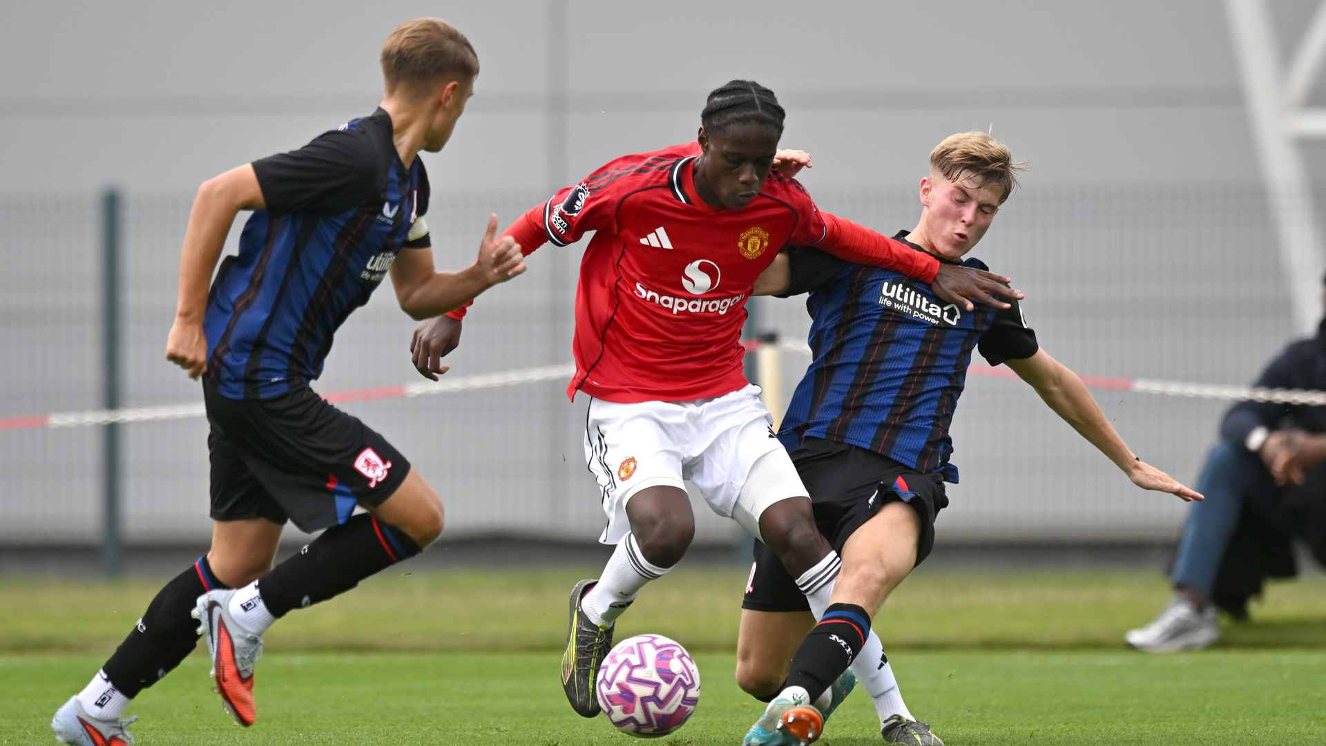 รายงานการจับคู่จาก Man UTD อายุต่ำกว่า 18 ปีกับ Middlesbrough ที่ Carrington 23 สิงหาคม 2025