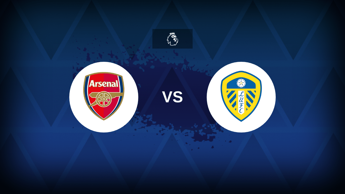 Arsenal v Leeds – line -ups สถิติและตัวอย่าง