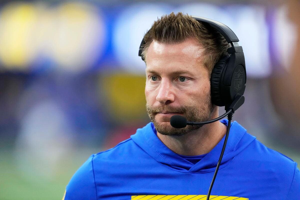 Rams Coach McVay เปิดเผยว่าเขาได้รับบาดเจ็บที่เท้าอย่างรุนแรงในช่วงสัปดาห์ที่ 2 ชนะ